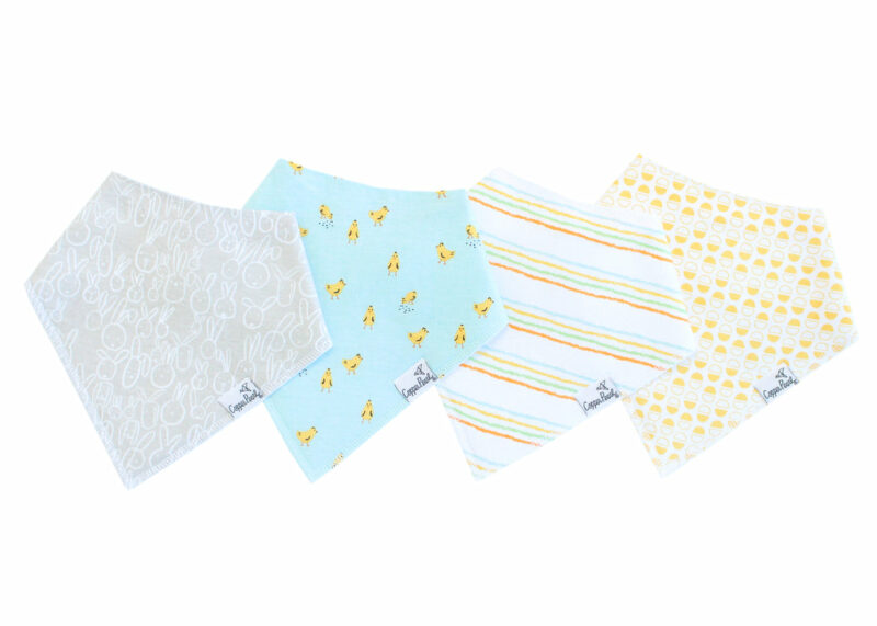 Copper Pearl Peter Bandana Bib Set 4-Pack