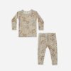 Quincy Mae Bamboo Pajama Set In Wildflowers