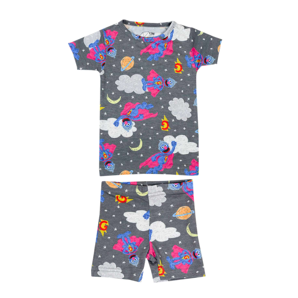 Copper Pearl 2-Piece Short Sleeve Pajama Set - Rad 4T