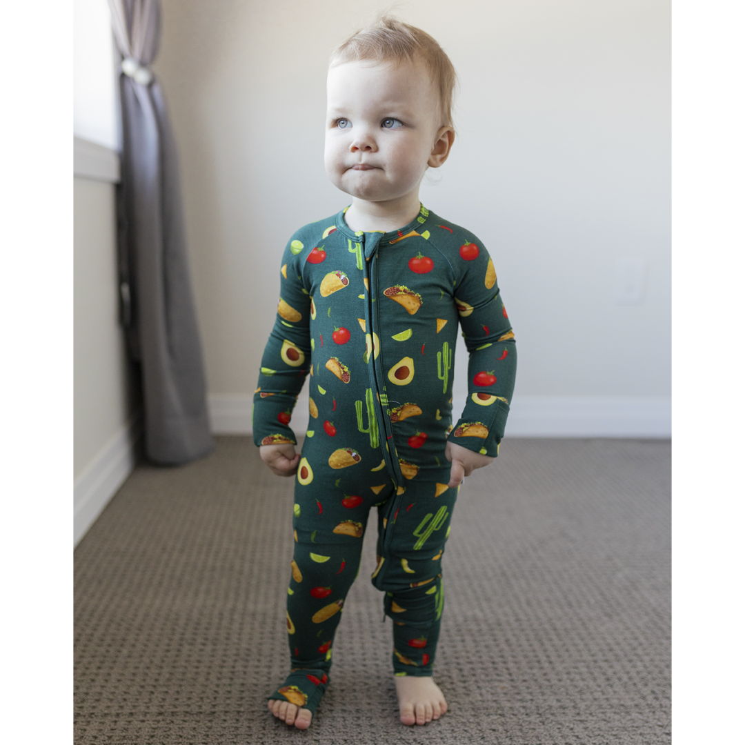 Hanlyn Collective Let’s Taco 'Bout It! Bamboo Lyocell Rompsie
