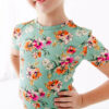Flower Child Short Sleeve Two Piece Pajamas Set from Dreamiere