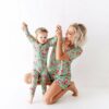 Flower Child Women's V-Neck and Shorts Set