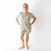 Dreamiere Flower Child Women's V-Neck and Shorts Set