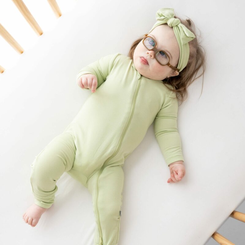 Bow in Pistachio  from Kyte BABY