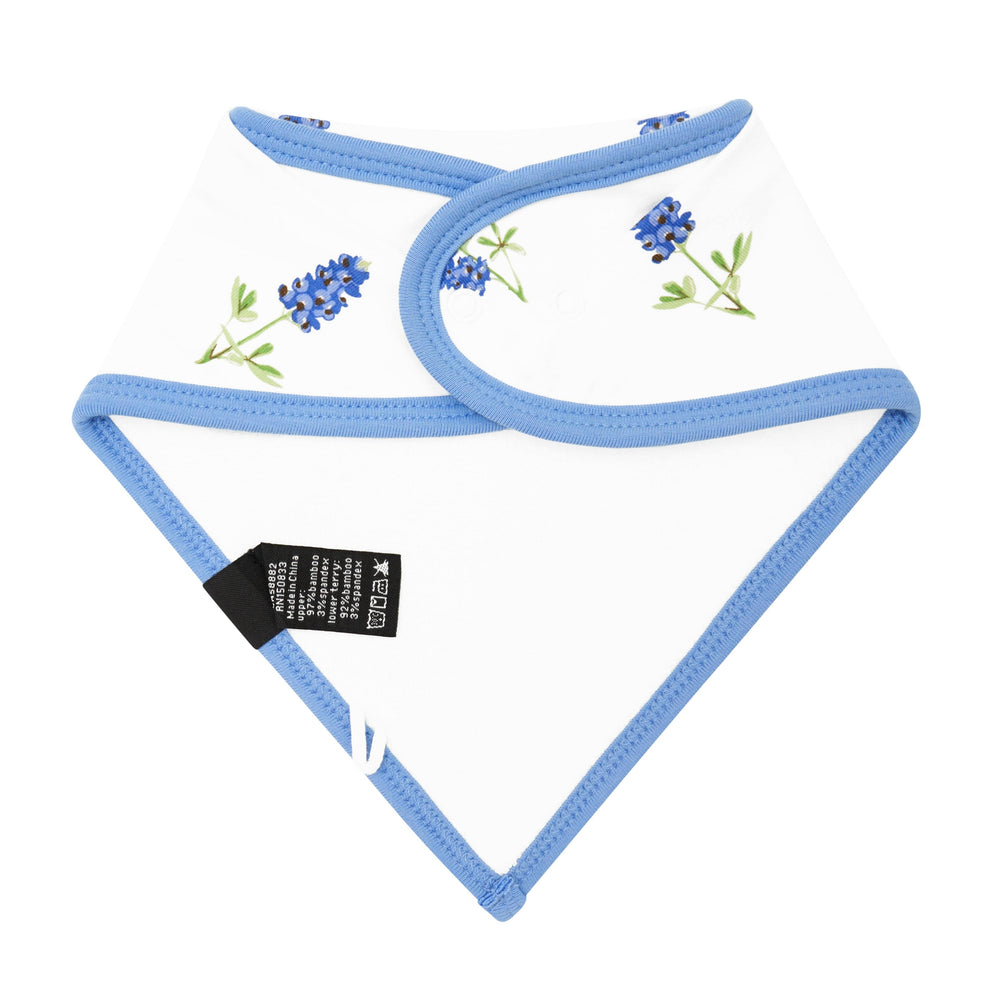 Kyte BABY Bib in Periwinkle Blossom