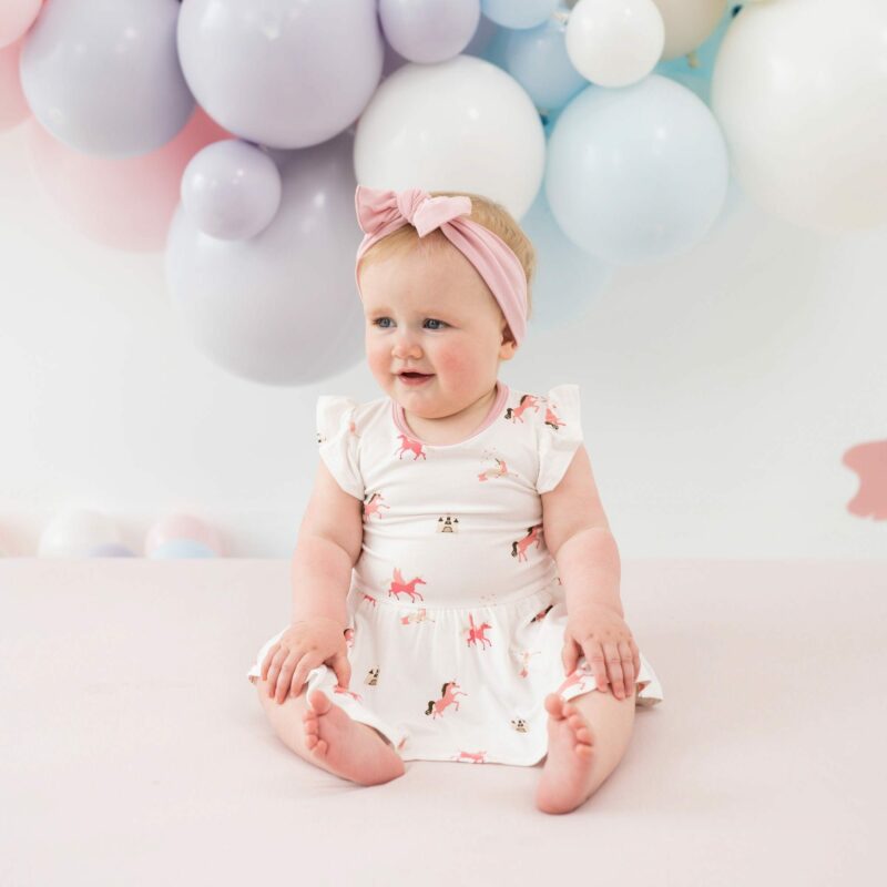 Kyte BABY Twirl Bodysuit in Unicorn