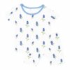 Kyte BABY Short Sleeve Toddler Pajama Set in Periwinkle Bluebonnet 