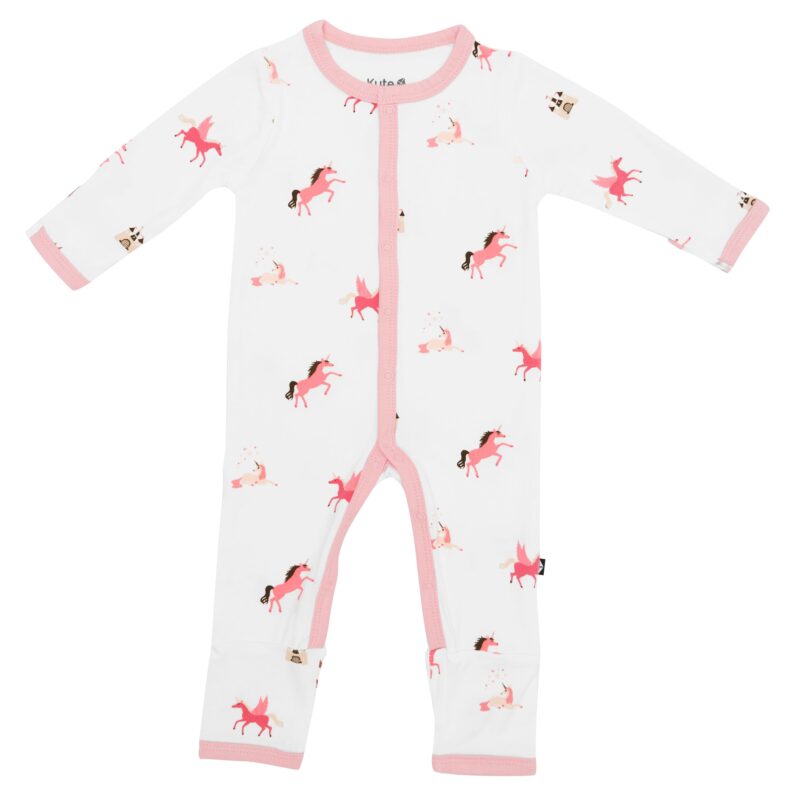 Kyte BABY Snap Romper in Unicorn