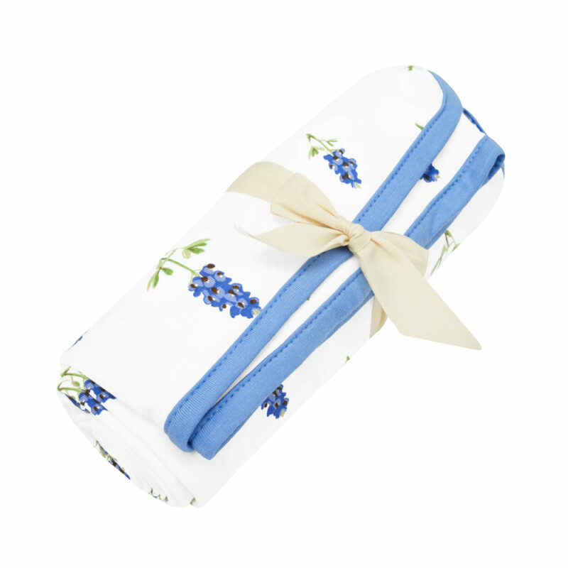 Swaddle Blanket in Periwinkle Bluebonnet from Kyte BABY