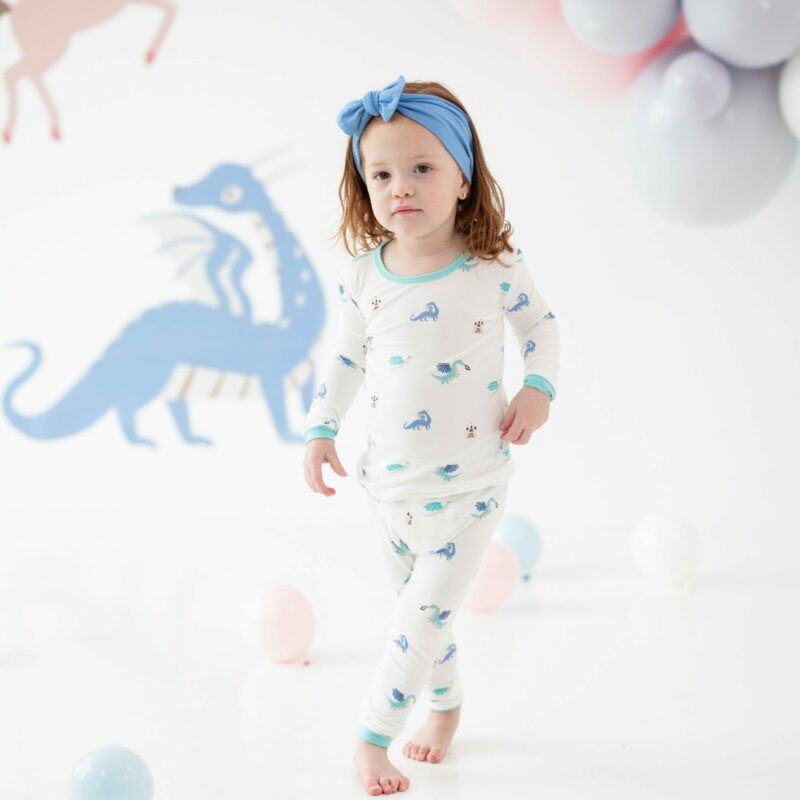 Toddler Pajama Set in Dragon  from Kyte BABY
