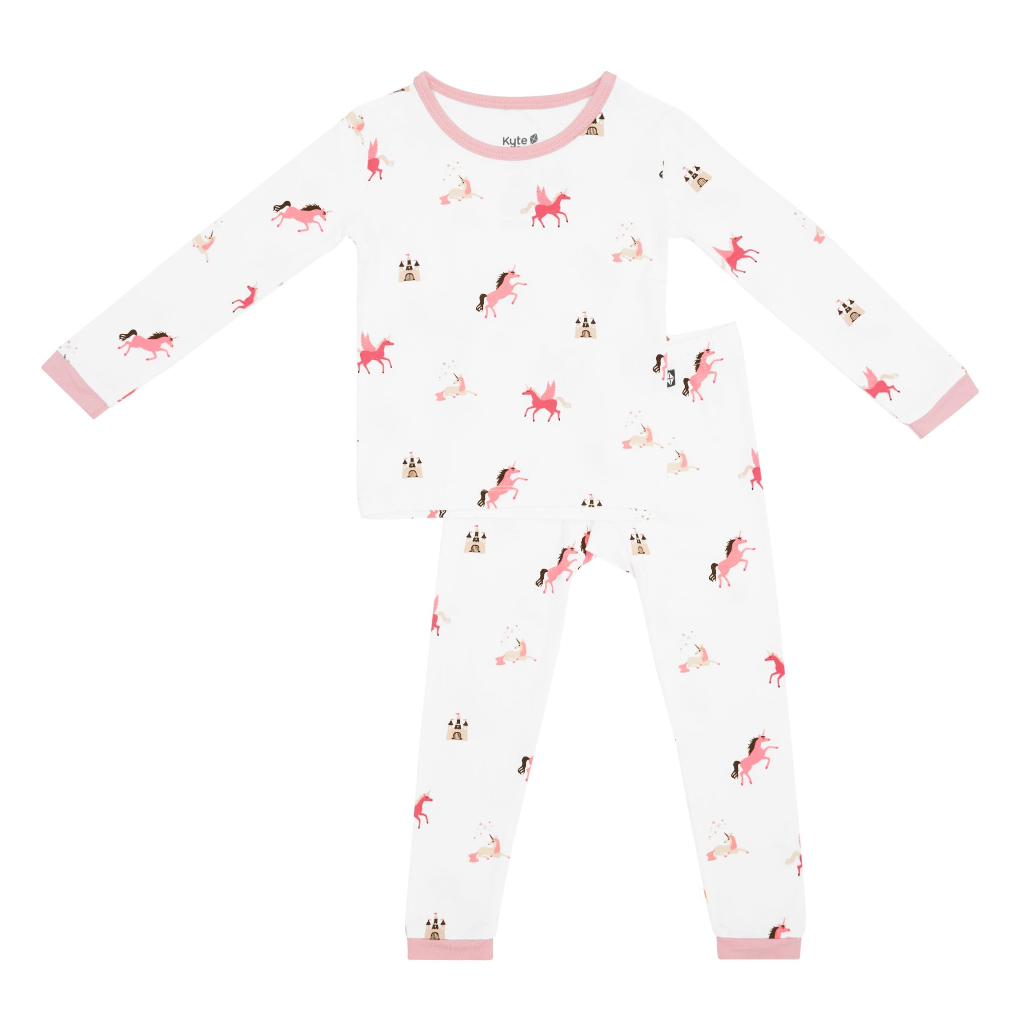 Kyte BABY Toddler Pajama Set in Unicorn Blossom
