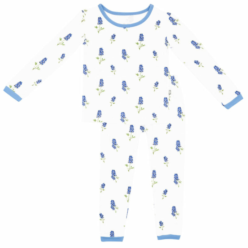 Kyte BABY Toddler Pajama Set in Periwinkle Blossom