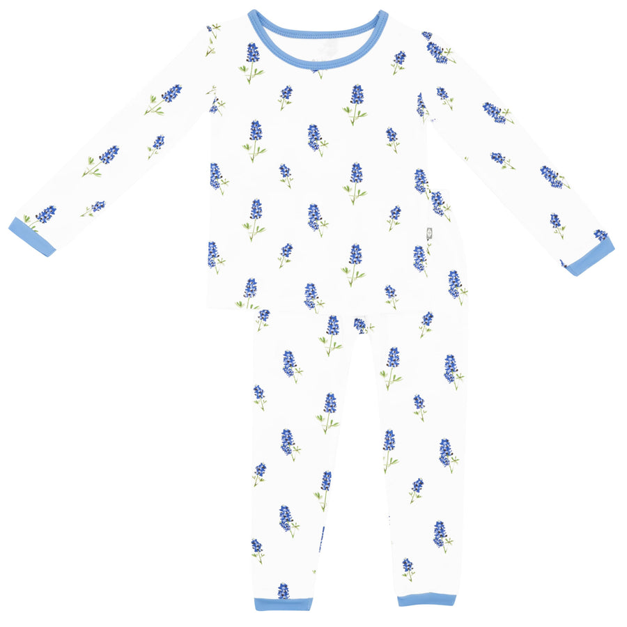 Kyte BABY Toddler Pajama Set in Periwinkle Bluebonnet