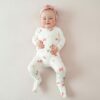 Zippered Footie in Unicorn  from Kyte BABY