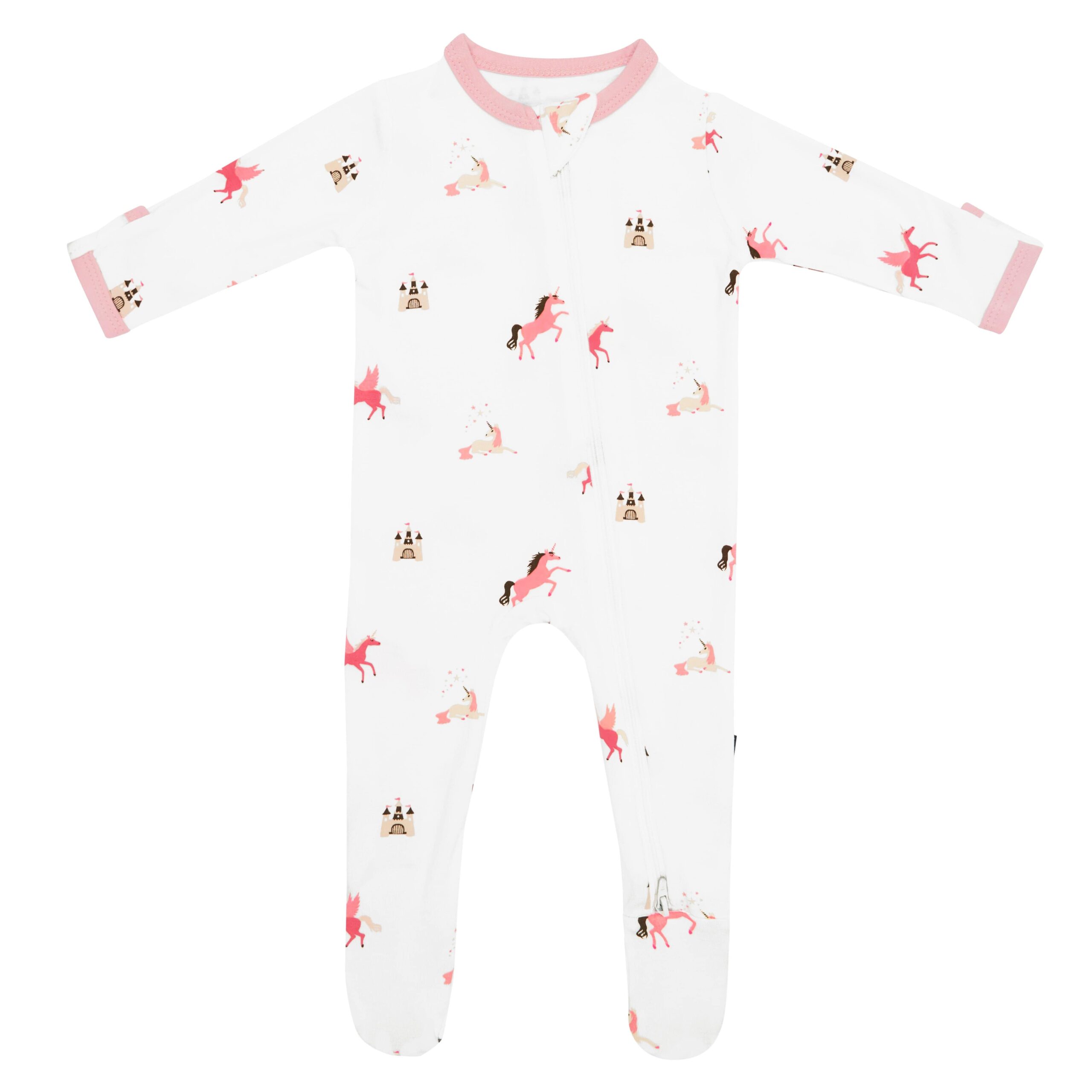 Kyte BABY Zippered Footie in Unicorn 