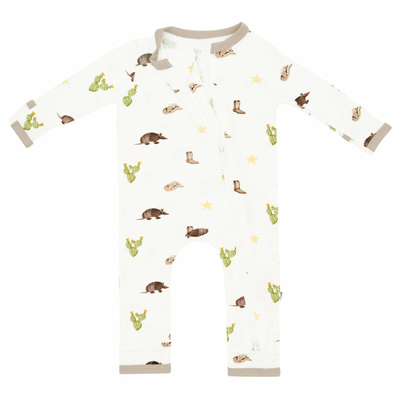 Zippered Romper in Western