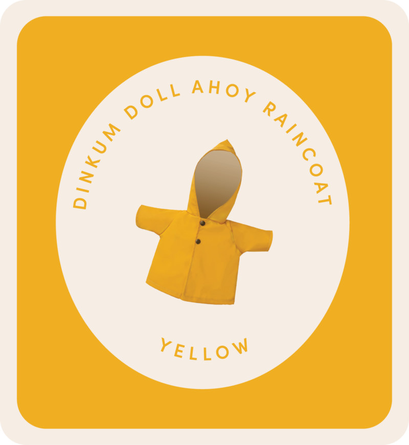 Olli Ella Dinkum Dolls Rainy Play Set in Yellow Toys
