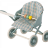 Stroller in Mint for Baby Mice from Maileg