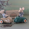 Brown Mouse Car made by Maileg