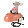 Maileg Coral Mouse Car