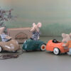 Dark Green Mouse Car made by Maileg