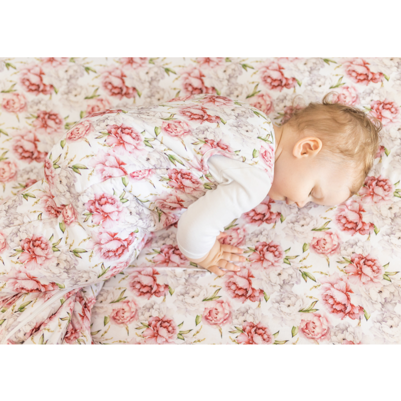 Only In My Dreams Bamboo Lyocell Crib Sheet from Hanlyn Collective