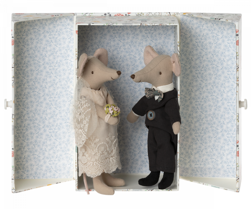 Maileg Wedding Mice Couple in Box