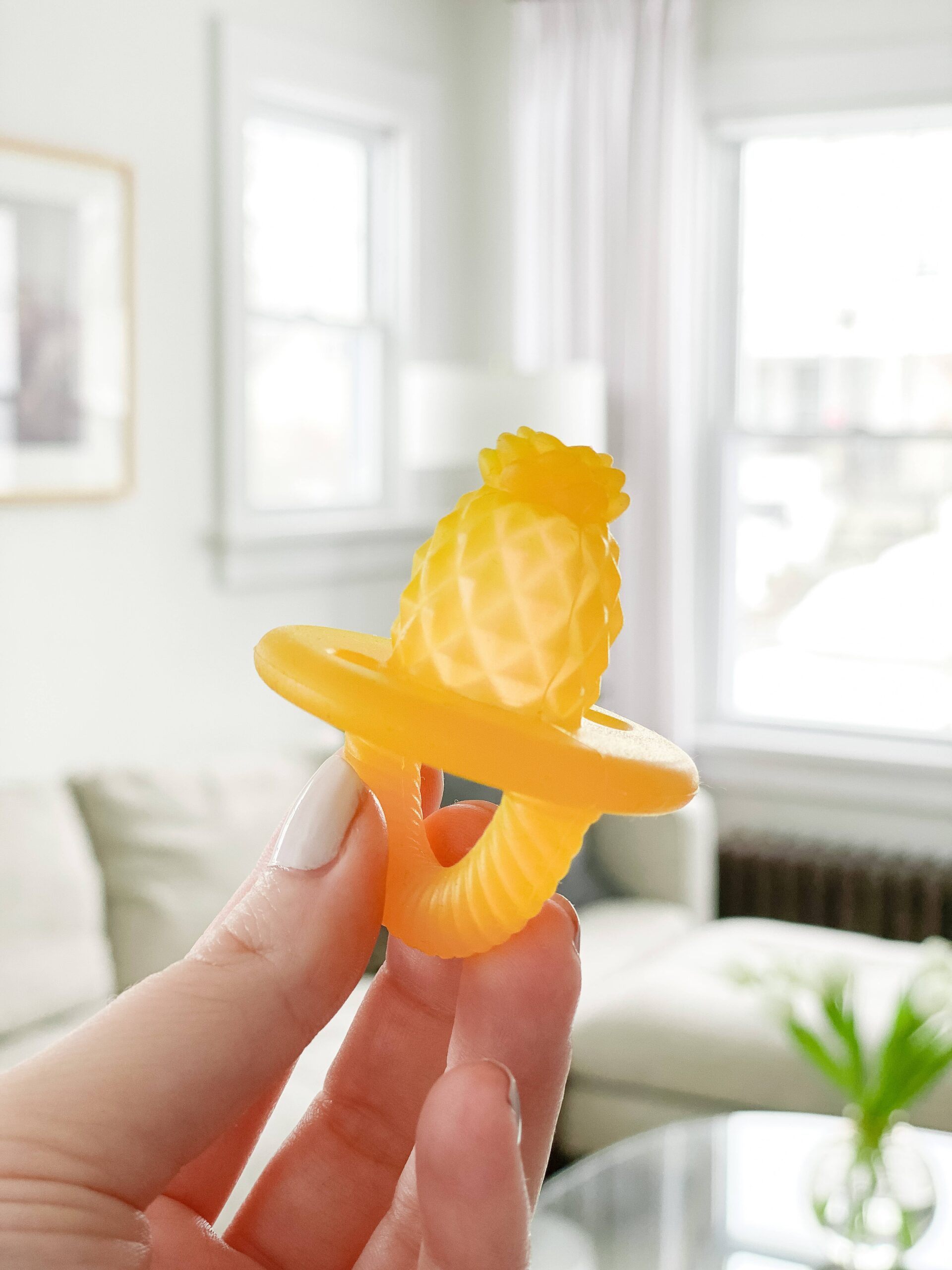 Teensy Teether Soothing Silicone Teether Pineapple