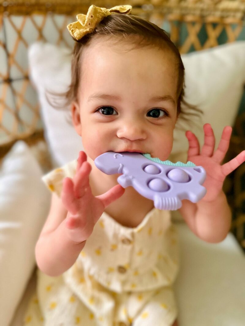 Itzy Pop Lilac Dino from