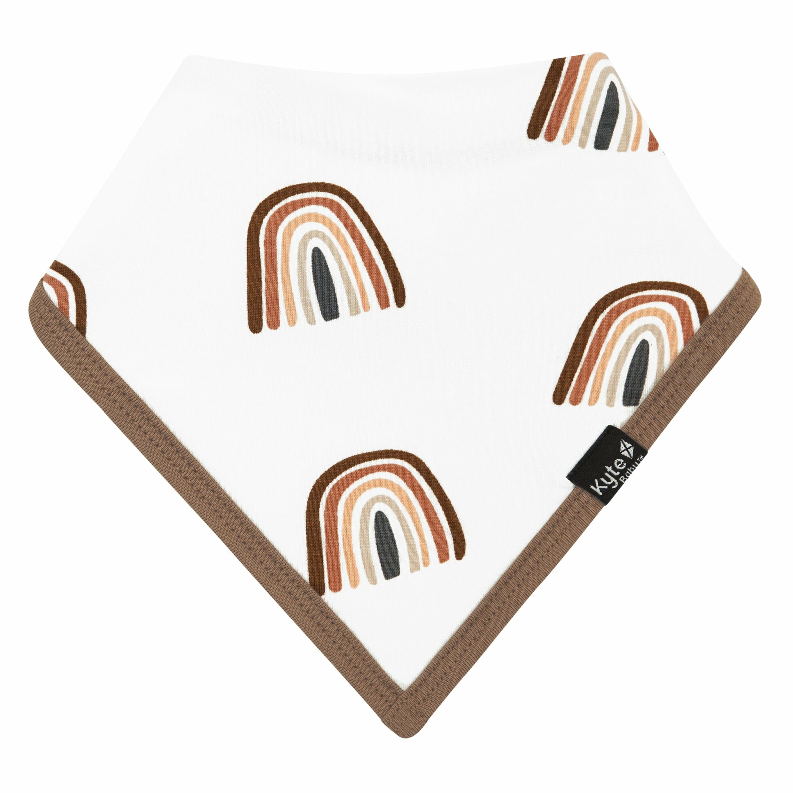 Kyte BABY Bib in Coffee Rainbow 