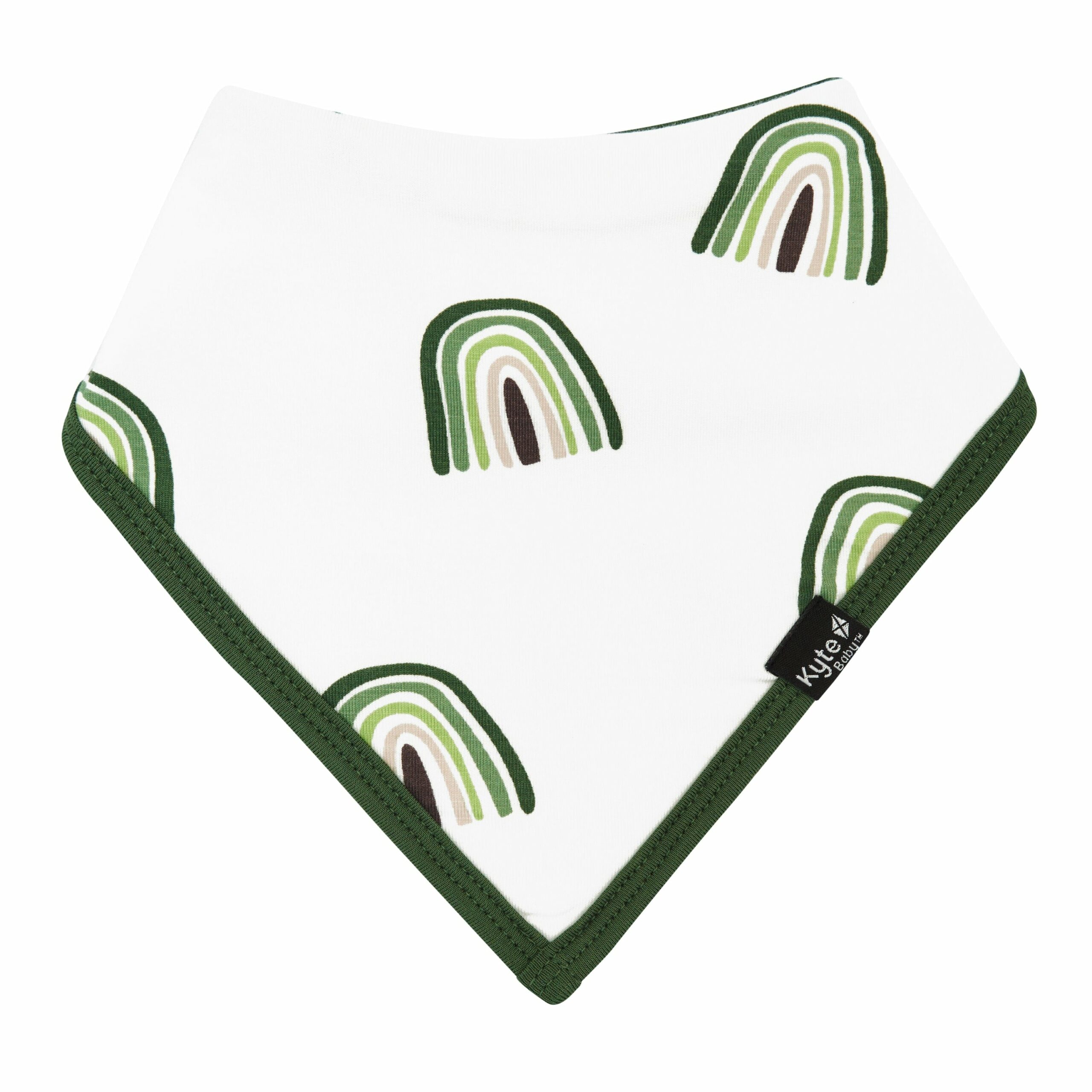 Kyte BABY Bib in Hunter Rainbow 