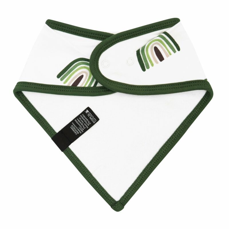 Bib in Hunter Rainbow  made by Kyte BABY