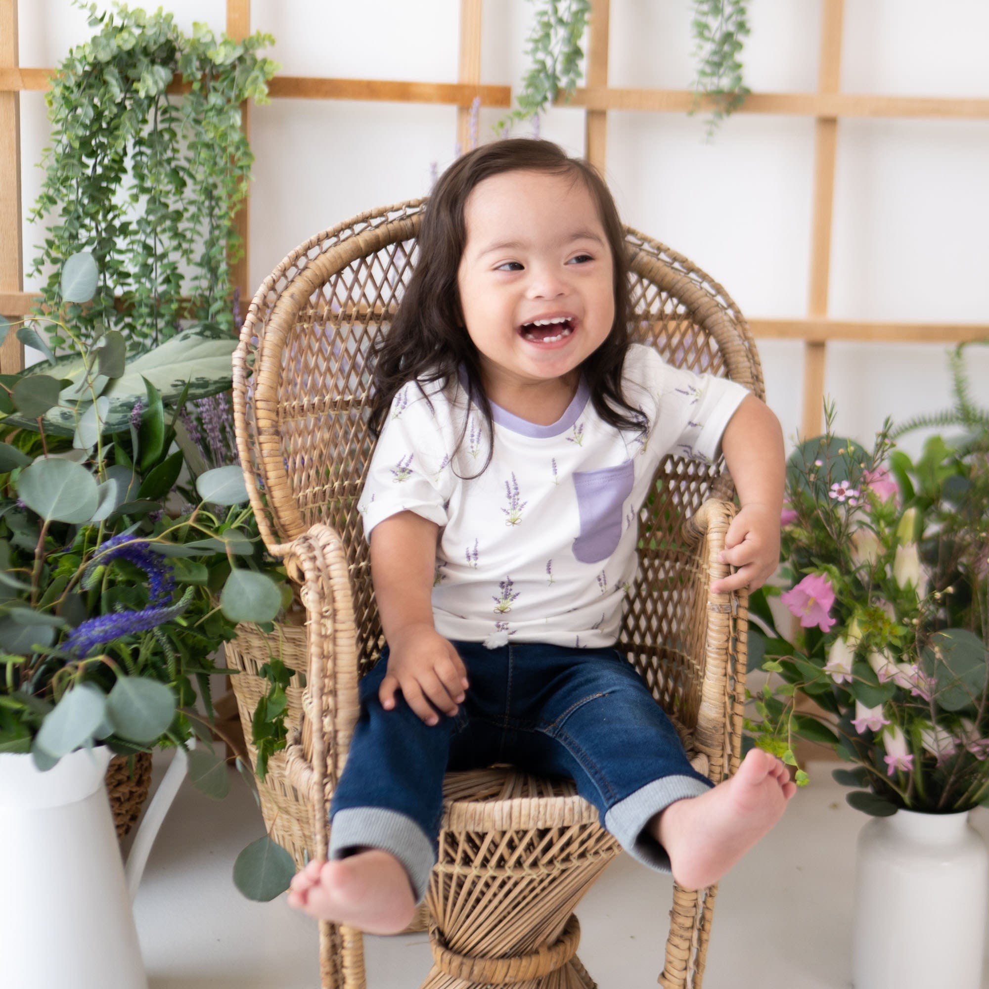 Kyte BABY Toddler Crew Neck Tee in Lavender 