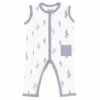 Kyte BABY Sleeveless Romper in Lavender 