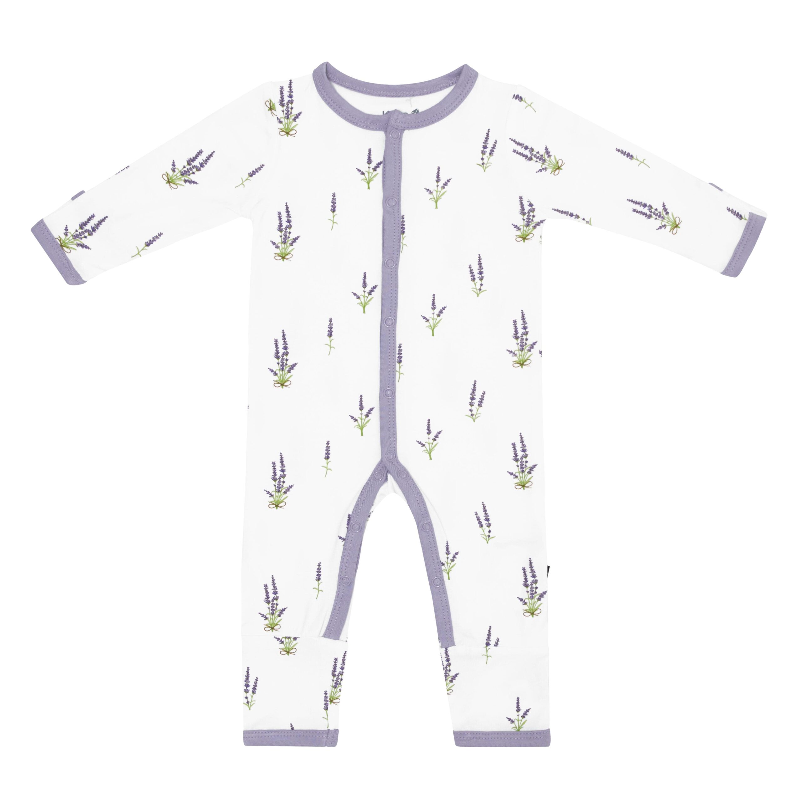 Kyte BABY Snap Romper in Lavender