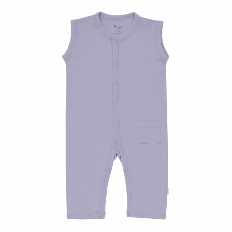 Kyte BABY Kyte BABY Sleeveless Romper in Taro