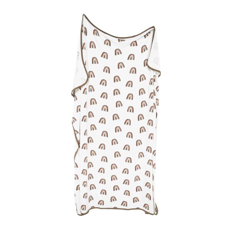 Kyte BABY Swaddle Blanket in Coffee Rainbow 