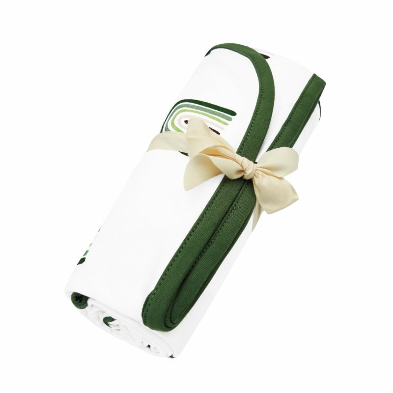 Swaddle Blanket in Hunter Rainbow  from Kyte BABY