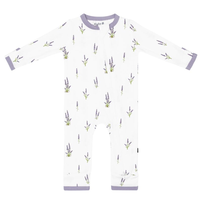 Kyte BABY Zippered Romper in Lavender 