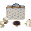 Maileg Afternoon Treat Tea Set Blue Madelaine for Mouse