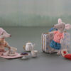 Afternoon Treat Tea Set Blue Madelaine for Mouse from Maileg