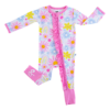 Delia Bamboo Viscose Rufflle Convertible Romper available at Blossom