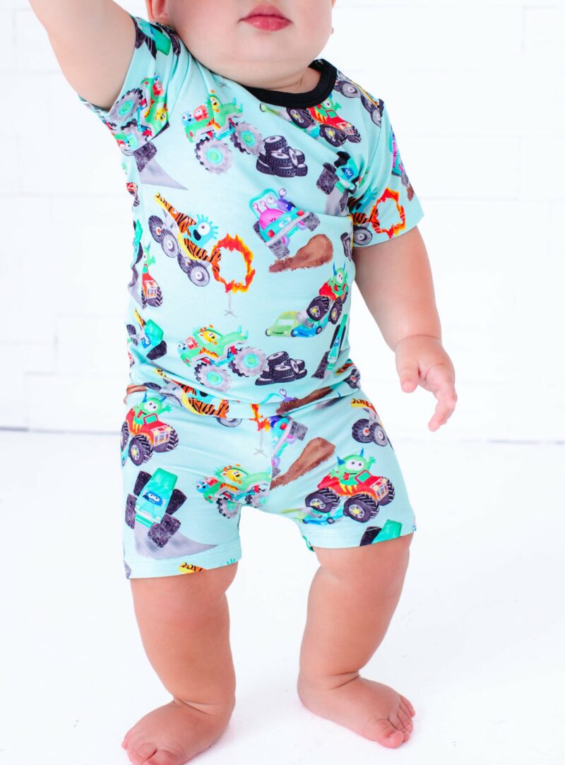 Birdie Bean Kenny Bamboo Viscose Short Sleeve and Shorts Pajamas