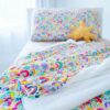 Miley Bamboo Viscose Plush Toddler Birdie Blanket made by Birdie Bean