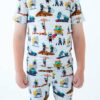 Birdie Bean Heath Bamboo Viscose Short Sleeve and Shorts Pajamas