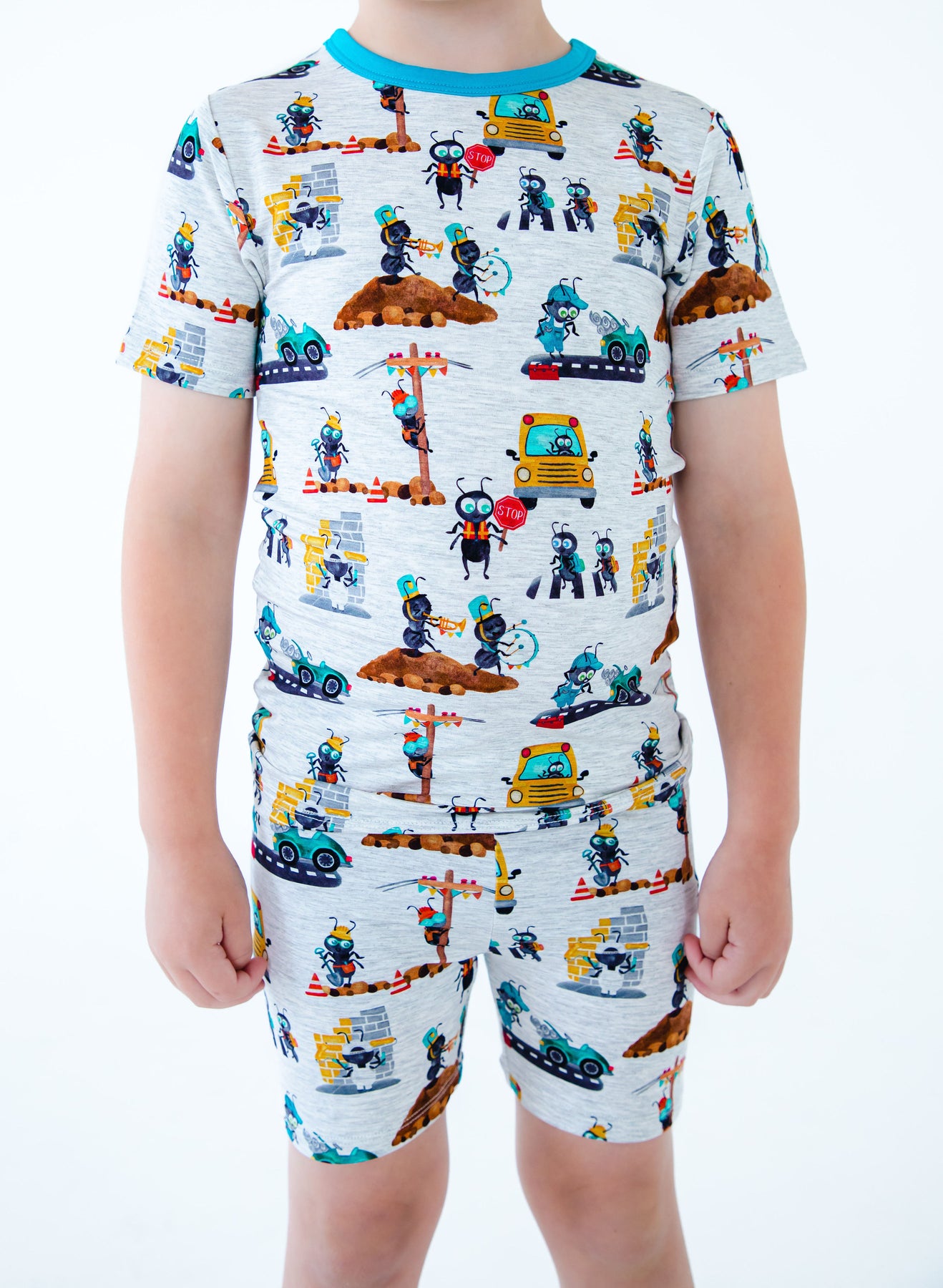 Birdie Bean Heath Bamboo Viscose Short Sleeve and Shorts Pajamas