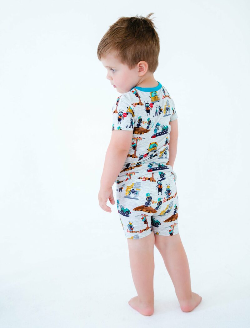 Heath Bamboo Viscose Short Sleeve and Shorts Pajamas