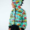 Birdie Bean Robby Bamboo Viscose Dinosaur Hoodie