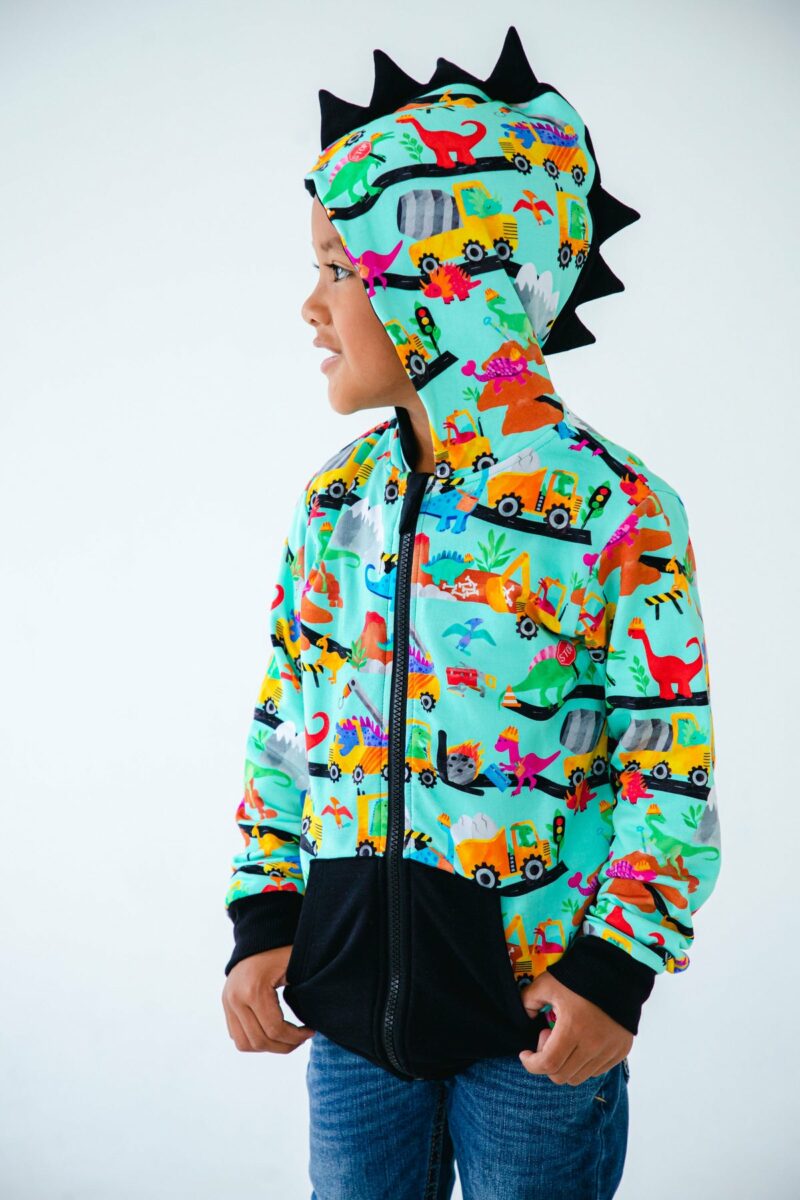 Birdie Bean Robby Bamboo Viscose Dinosaur Hoodie