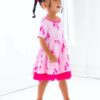 Odette Bamboo Viscose Layered Birdie Dress